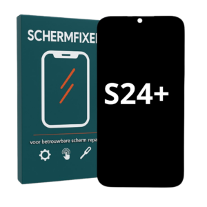 samsung galaxy s24+ scherm met frame